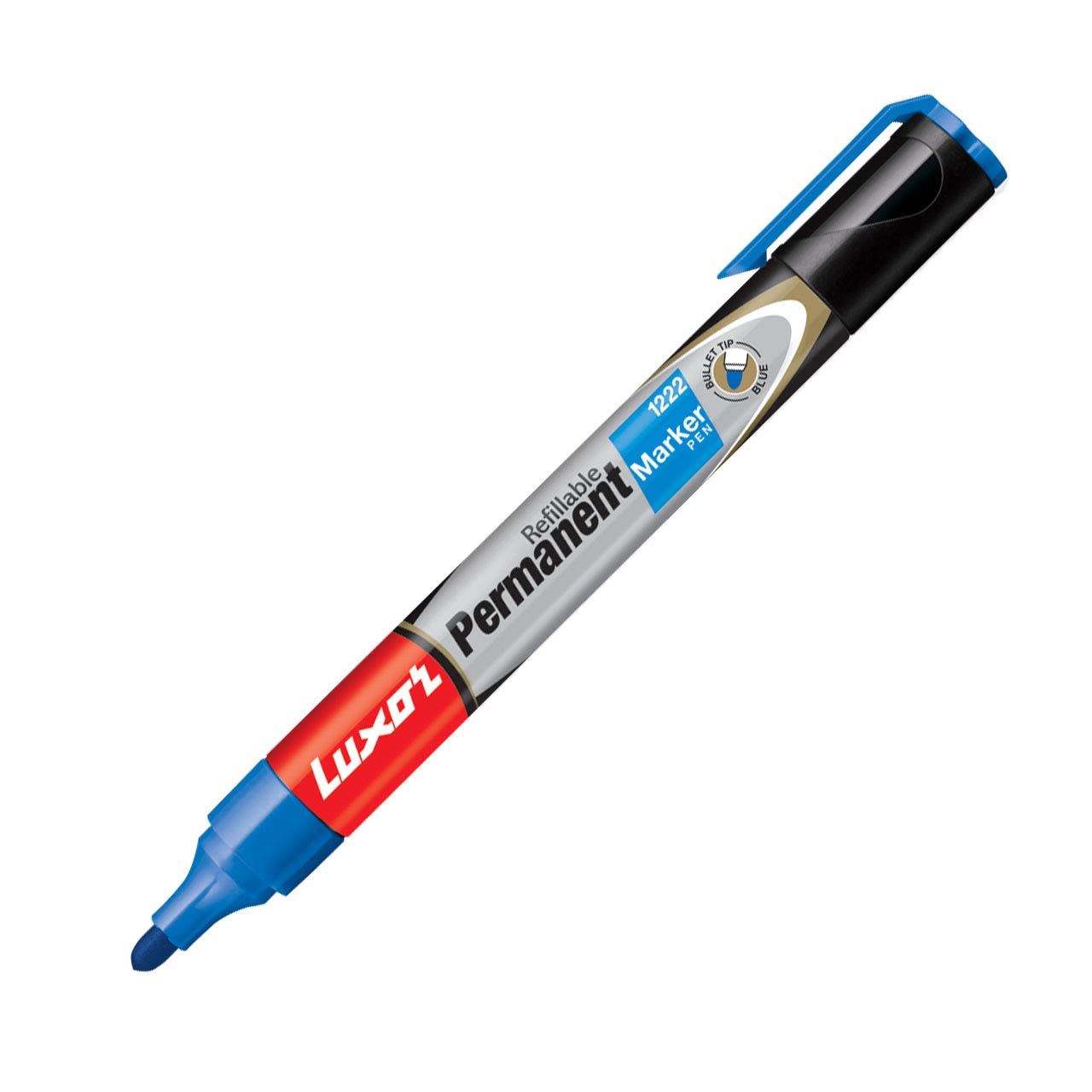 luxor-permanent-marker-blue-pen-glubery